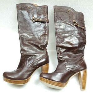 COPY - Charlotte Ronson Sascha Back Strap Brown B…